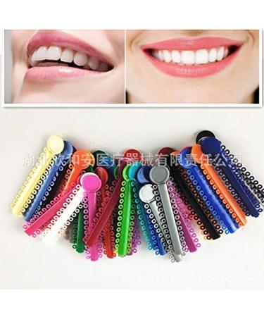 Mingqian Orthodontic Ligature Rings - Random Color Plastic Accessories for Braces | 1 Pack - Buy Online on GoSupps.com