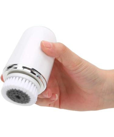 Electric Face Cleaner 3 Gears Adjustment Deeply Remove Dirt Soft Hair Brush Sponge Brush Pumice Brush Rechargeable with Storage Cover for Bathroom - Buy Online on GoSupps.com