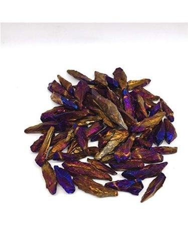 Natural Crystal Rough Natural Electroplate Colorful Aura Quartz Crystal Rough Stone for Crystal - Buy Online on GoSupps.com