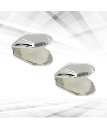 EXCEART 2Pcs Gold Plated Single Tooth Cap - Hip Hop Mouth Grill for Women Men - Halloween Party Accessory - Buy Online on GoSupps.com