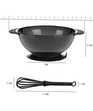 Lavalink Hair Dye Blender & Bowl Set - Mixing Tool Kit for Hair Tinting & Dying (Black) - Buy Online on GoSupps.com