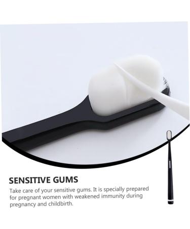 Ipetboom 4-Piece Wangan Hair Toothbrush Set - Soft Brushing Tools for Adults & Pregnant Women | Ultra-Like Camping Toothbrushes with Tooth Gemstones - Buy Online on GoSupps.com