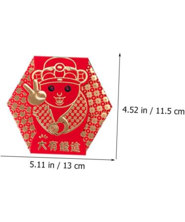 Ciieeo 80 Pcs God of Wealth Red Envelope Red Envelopes Hongbao Wrap Bags New Year Money Packet New Year Money Envelopes Money Pocket Red Luck Money Bag Hongbao Envelopes Paper Rabbit Fold - Buy Online on GoSupps.com