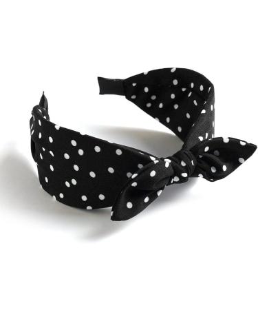 Wavelet Point Non Slip Fashion Wide Headbands Lady Hairband Elastic Fabric Hair Hoop Hair Accessories For Girls. 3dropbow - Buy Online on GoSupps.com