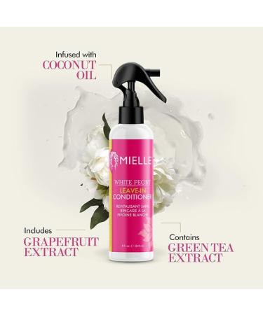  Mielle Honey White Peony Leave-In Conditioner 240ml 8oz - Buy Online on GoSupps.com