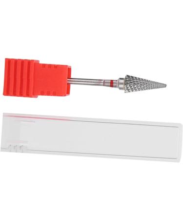 Tungsten Steel Nail Art Manicure Drill Bits Electric Pedicure Grinding Head Green Blue Red Suitable for Nails Replacing Small Grinding Wheel with Handle (red mark) - Buy Online on GoSupps.com