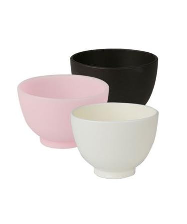 Elitzia ETBWP001 Mask Tool Silicone Color Mask Bowl Cosmetic Salon Powder Black 4 Size Options (10.5 7.5)