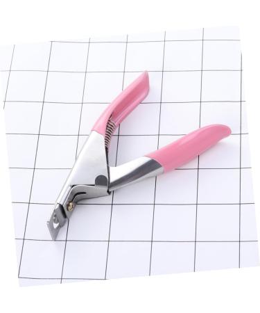 minkissy Fingernail Clipper False Nail Tip Clipper Nail Scissors Coffin Nail False Nails Nail Tool Nails Tools Nail Art Scissors Pedicure Tool False Nail Clipper Manicure Acrylic medium Rosy - Buy Online on GoSupps.com