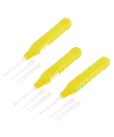 Qtqgoitem Handheld Flashlight Earpick Ear Wax Remover Curette Cleaner 3 Sets (Model: d8d 890 887 3c0 4bd)