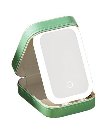 POLISH LED Three-Color Adjustable Makeup Mirror Adjustable Makeup Mirror with Lights Rechargeable Lighted Makeup Mirror A