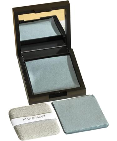 TOVINANNA 4 Sets Oil Blotting Paper Blotting Paper + Powder Facial Tool Oil Absorbing Film Oil Control Papers Makeup Oil-Absorbing Oily Skin Control Paper Face Oil Men and Women Sponge - Buy Online on GoSupps.com