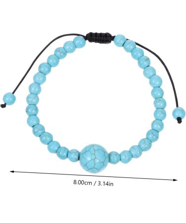 Lurrose Nausea Bracelet 4pcs - Anti Motion Sickness Beaded Wrist Bands for Car, Seasickness, and Travel - Adjustable Handmade Crystal Bead Bracelet - Buy Online on GoSupps.com
