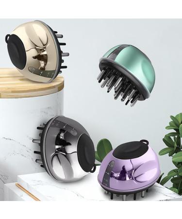 Tefexer Scalp Applicator Comb | Hair Oil Applicator for Scalp Treatment | Essential Oil Hair Growth & Massage Brush - 12 Pin Gold - Buy Online on GoSupps.com