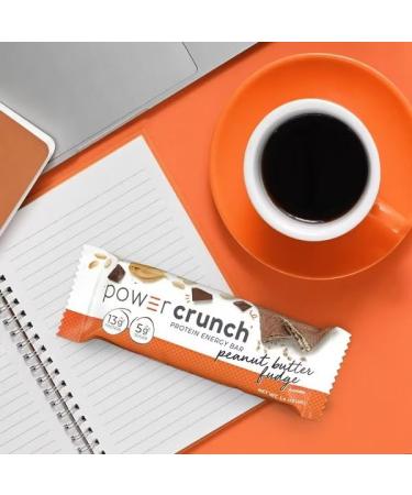 Powar Crunch Peanut Butter Fudge Wafer Protein Energy Bar - 5pk - Buy Online on GoSupps.com
