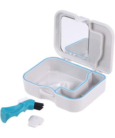 Faruta Denture Care Box - Travel Etui for False Teeth with Mirror Brush & Holder | Perfect for Adults - Buy Online on GoSupps.com
