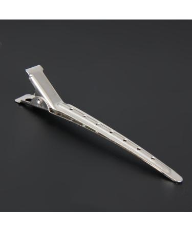 Demiawaking 10pcs Stainless Steel Hair Clips - Professional Barber Cutting Clamps for Salon Use - Buy Online on GoSupps.com