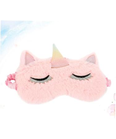 Child's Pink Embroidered Eye Mask with Makeup Eyeshadow Design - 1 Count - Buy Online on GoSupps.com