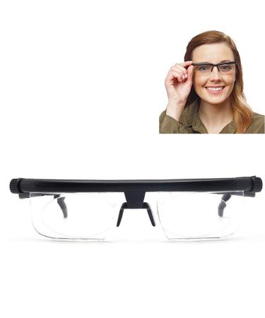 Adjustable Focus Reading Glasses -6D To +3D Diopter Variable Lens Correction Glasses Computer Reading Driving Unisex Eyeglasses