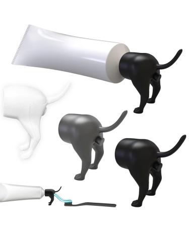 3-part tooth paste topper dog butt toothpaste donor funny toothpaste squeeze pooping dog butt toothpaste-topper funny gifts gift for friends and family