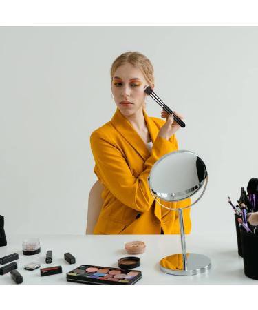 LuLiyLdJ 2 Pack Foundation Brushes | Flat Buffing & Blending Makeup Brushes for Flawless Facial Application - International Shipping Available - Buy Online on GoSupps.com