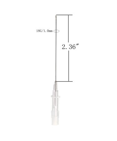 Piercing Needles 18G - 50pcs Catheter Piercing Needles for IV Start Kit - Buy Online on GoSupps.com