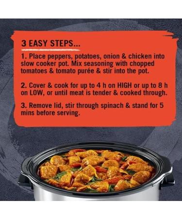 Schwartzz Slow Cookers Chicken Curry 33G - Pack of 12 - Buy Online on GoSupps.com