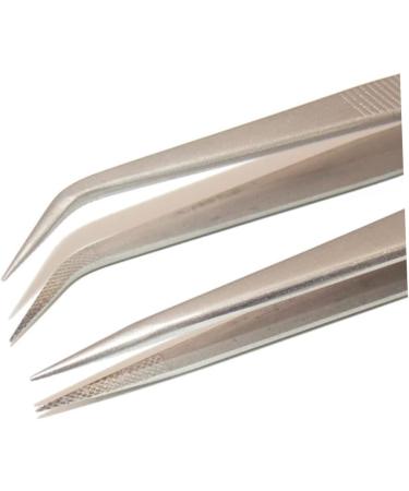 1Pc Set Laboratory Work Tweezers Diamond Tweezers Steel Tweezers Repair Tweezers Jewelry Tweezers Pointed High Precision Tweezers Cardmaking Tweezers Multifunctional Elbow Lengthen 16*1cm Picture 1 - Buy Online on GoSupps.com