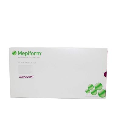Mepiform Scar Reduction Dressing 4x7inch 10x18cm 5/pk From Spain