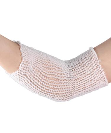 FRCOLOR 2 Rolls Elastic First Aid Sports Wrap - Tubular Bandages & Mesh Fix Net Tape - 200x5.8cm - White - International Shipping - Buy Online on GoSupps.com