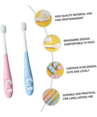 Iwowhero Baby Toothbrush - 2 Pack Infant Tooth Cleaner Brush | Ideal Gift for Newborns - Buy Online on GoSupps.com