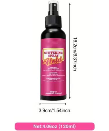 Fabric Fixative | 120ml Multifunctional Stiffening Spray Anti-Sagging for Clothes | Fixative and Hardening Mist for Clothes and Hats for Crochet Hat Projects Bags - Buy Online on GoSupps.com
