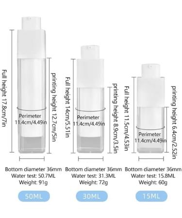 2Pc 15ml Travel Spray Bottles - Portable Refillable Cosmetic & Perfume Containers for International Travel - Buy Online on GoSupps.com