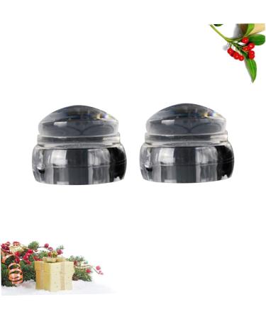 Beavorty 2 Set nail stamping plate nail art stamping tool nail art stamper nail art tool nail stamp kit clear nail polish nail tools nail stamper white manicure scraper 3*3*2cm White - Buy Online on GoSupps.com