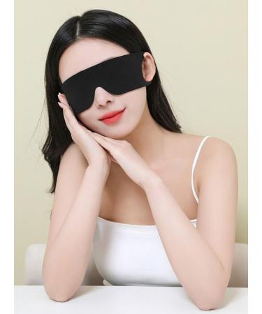 Buy Soft Zero Pressure Sleeping Eye Mask - 100% Light Blocking for Men & Women | Perfect for Travel & Relaxation - Buy Online on GoSupps.com