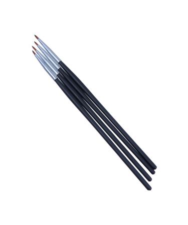 SOESFOUFU 4pcs Fine Eyeliner Brush Makeup Applicators Angled Eyeliner Brush Thin Girls Eyeliner Applicator Set