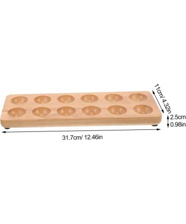 Egg Tray Refrigerator Fridge Wooden Tray Chicken Egg Holder Egg Holder Container Egg Stand Food Eggs - Buy Online on GoSupps.com
