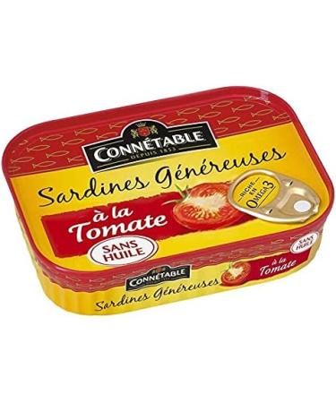 CONNETABLE - Generous Sardines in Tomato Sauce 140G - Pack of 4 - Buy Online on GoSupps.com