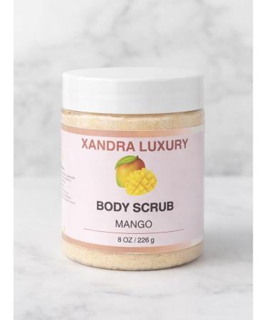 Mango Body Scrub Exfoliating Sugar Scrub Moisturizing Body Polish Handmade Skincare 8 oz - Buy Online on GoSupps.com