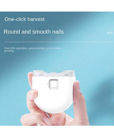 FYOBOT USB Electric Nail Clipper Cutter with LED Light 2-Speed Automatic Nail Grinder Trimmer for Baby Adult Mini Manicure Tool - Buy Online on GoSupps.com