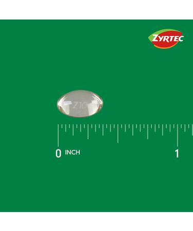 Zyrtec 24 HR Indoor/Outdoor Allergy Relief Liquid Gels - 40 ct - Cetirizine HCI Antihistamine - Buy Online on GoSupps.com