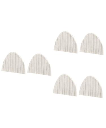 FOMIYES 3 Pairs Sneaker Heel Stickers Foot Care Protector Heel Grips Liner Heel Cups Heel Inserts for Shoes Heel Cushion Pads Silicone Ear Display Heel Grips Pad Post Post Thicken