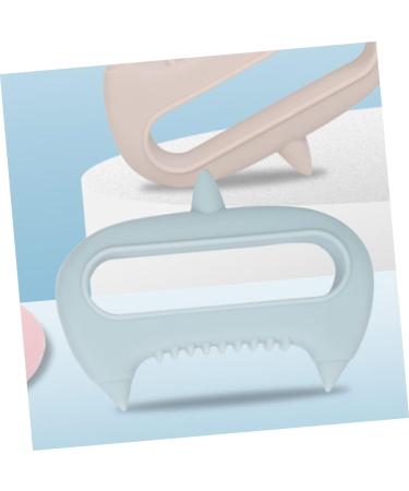 Beaupretty Acupuncture Massage Device & Paddle Hair Comb Tool - Manual Head & Neck Massager Silicone Spa Pebbles 11.8x8.5x2.2cm Blue - Enhance Relaxation & Hairdressing - Buy Online on GoSupps.com