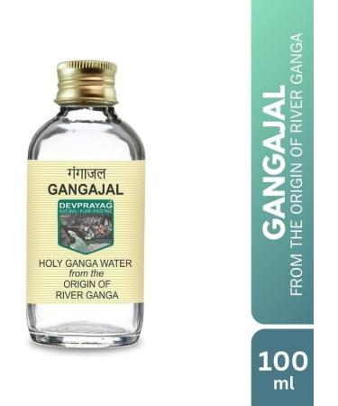 Deve Herbes Gangajal - Eau sacr e du Ganga au Devprayag - Flacon en verre transparent - 100 ml - Buy Online on GoSupps.com