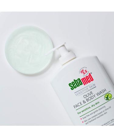 Sebamed Olive Face and Body Wash 33.8 fl oz - Gentle Cleanser for Face and Body - Buy Online on GoSupps.com