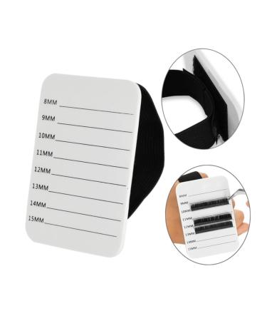 FOMIYES 3 Pcs Grafting Eyelash Tray - Eyelash Holder & Glue Holder for Extensions - White Eyelash Hand Plate - Perfect for Professionals - Buy Online Now - Buy Online on GoSupps.com