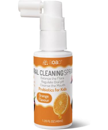 Kids Oral Spray Toddler Toothpaste Helper for Cavity Prevention and Fresh Breath Children Anticavity with Fluoride Free for Newborn to Preschoolers Kid's Mouth Spray (Orange-2P) - Buy Online on GoSupps.com