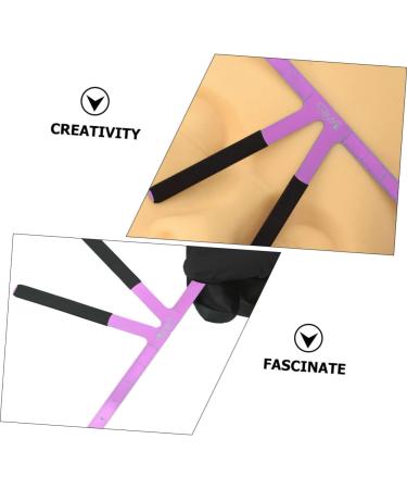 Ipetboom 4pcs Steel Nose Measuring Household Ruler Stainless Positioning Measure Eyebrow Position Triangle - Buy Online on GoSupps.com