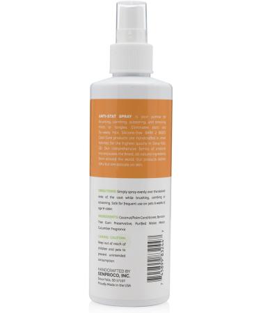 Bark2Basics Anti Stat Pet Scissoring Spray and Detangler for Dogs and Cats 8 oz - Natural Ingredients Combing and Brushing Spray Removes Mats and Tangles Silicone-Free - Buy Online on GoSupps.com