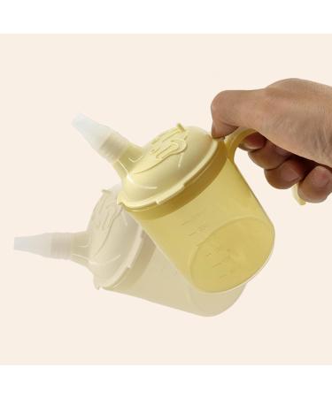 Elderly Sippy Cup Drinking Cup Spill Proof Cups Handicapped Accessories Lightweight Drinking Cup for Adultslimited Mobility Handicap Cups for Elderly Care for Hotcold Beverages Creamy(300 - Buy Online on GoSupps.com