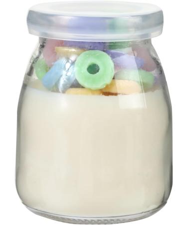 Buy Pudding Cup Donut Shape Scented Candle - 230G Floral Soy Wax Aroma | Perfect Gift for Home Decor Weddings and Meditation - Buy Online on GoSupps.com